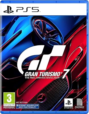 Sony, Gran Turismo 7 pour PlayStation 5, Jeu de Course et Simulation, Édition Standard, Retour Haptique & Audio 3D, Version Physique avec CD, En Français, Multijoueur en Ligne, En Français, PEGI 3