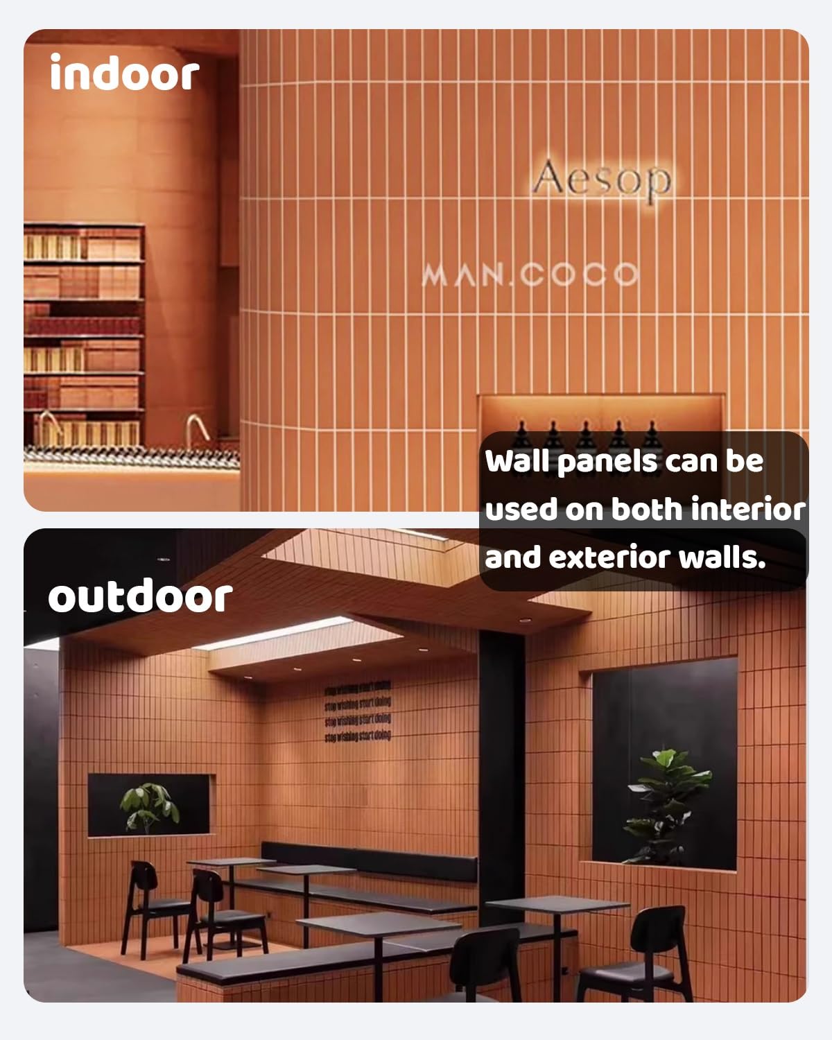 Pannelli Decorativi per Pareti Pannelli Murali 3D Effetto Pietra, Parete con Sfondo TV, Rivestimento da 120 cm, Pannello di Rivestimento per Doccia Esterna del Bagno(5 Pack)
