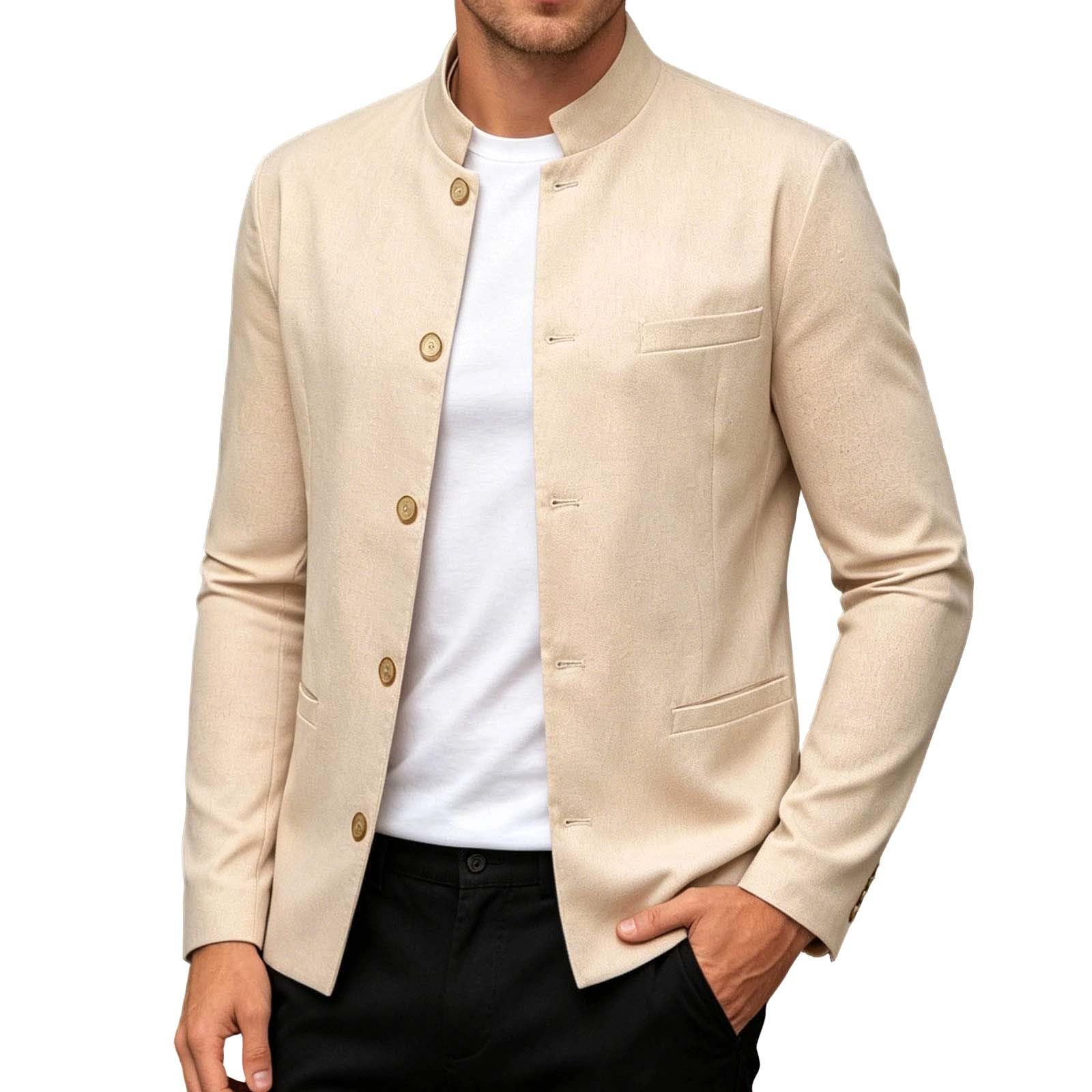 Veste douce pour homme coupe ajustée contre le vent d'été - 7