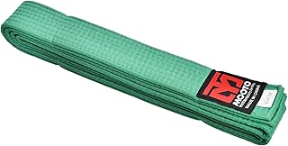 حزام لبدلة الكارتيه من سيتي ستار سبورت، حزام كاراتيه مصنوع من مواد غير سامة وتدوم طويلا - لون أخضر، الرياضة