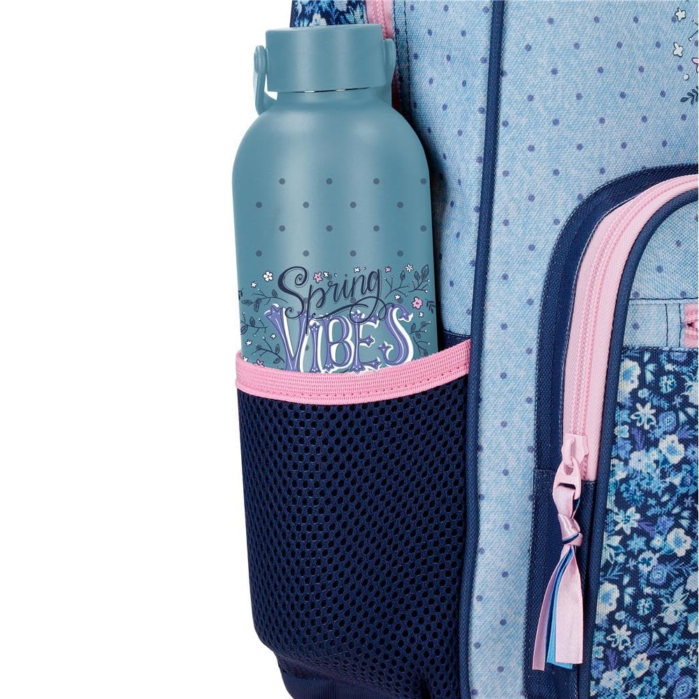 Movom Spring Vibes Mochila Escolar Doble Compartimento Adaptable a Carro Marino 32x45x19 cm Poliéster 27,36L