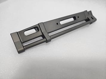 H-TECH RC 1/10 CNC Aluminum Metal Front Bumper & LED Kit for Traxxas TRX6 Flatbed Hauler Accessories Gunmetal