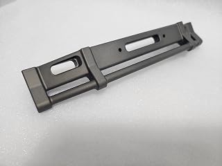 H-TECH RC 1/10 CNC Aluminum Metal Front Bumper & LED Kit for Traxxas TRX6 Flatbed Hauler Accessories (Gunmetal)