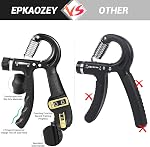 Hand Grip Strengthener, 2 Pack Grip Strength Trainer with Adjustable Resistance 11-132Lbs, Forearm Strengthener, Non-Slip Hand Gripper