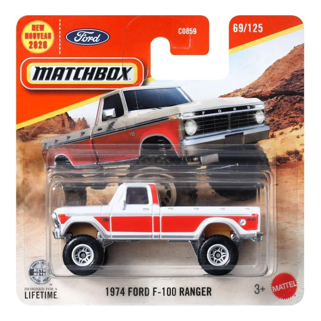 C0859 Matchbox 1:64 Tekli Arabalar 1974 FORD F-100 RANGER JHN62