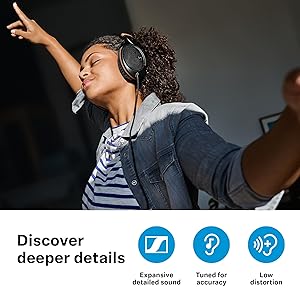 Sennheiser HD 505 - Wired, Over-Ear, with Transparent Sound and Controlled Bass, Enhanced Wearing Comfort, for Music, Work, Gaming, Copper Edition