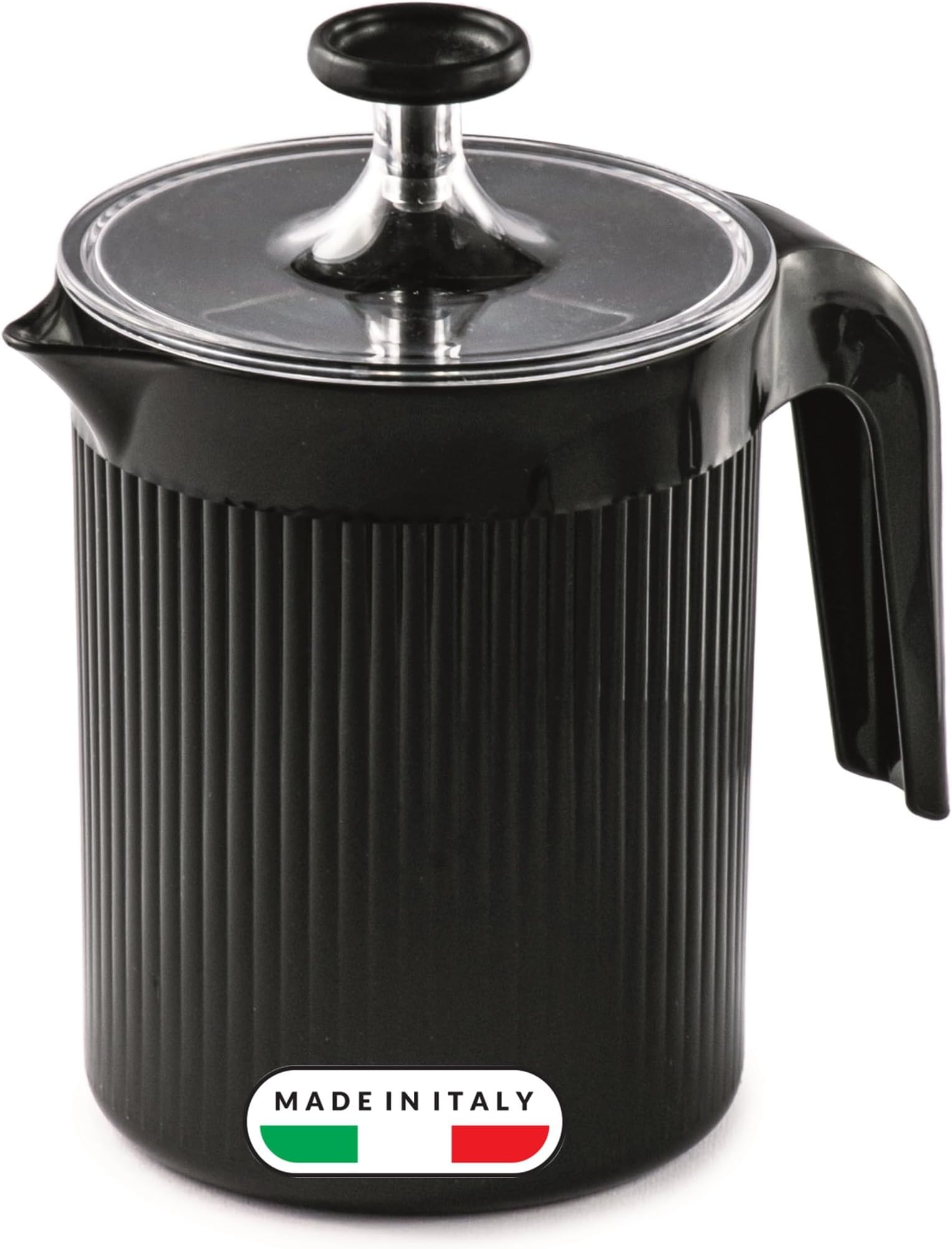 Snips | Cremix - Cappuccino Milk Frother - Cappuccinatore | Color Black - Black | 0.50 LT |10 x 14.5 x 15.2 cm | Made in Italy | 0% BPA and Phthalate Free