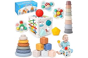 5 in 1 Baby Toys 6 to 12 Months: Montessori Fun For Baby