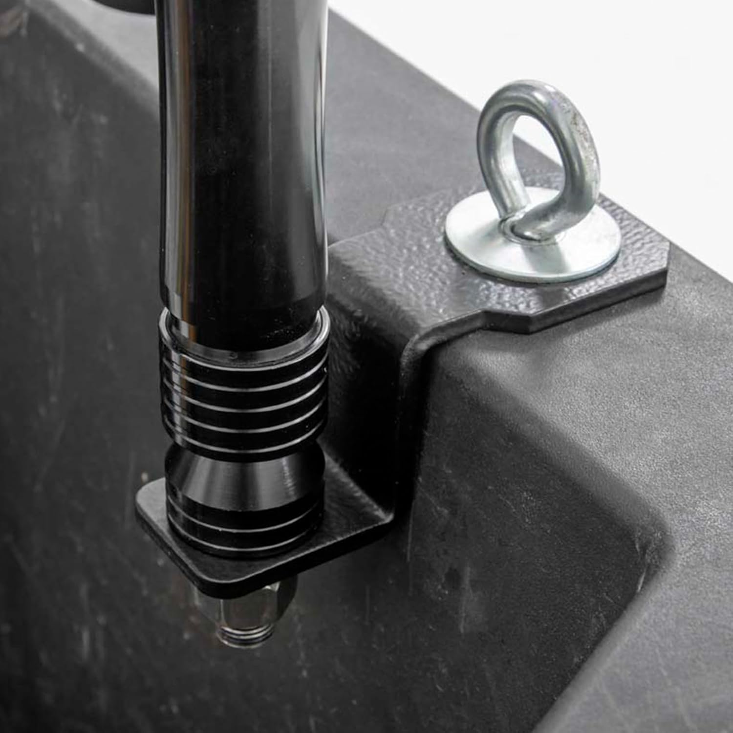 Rough Country Polaris LED Whip Light Bracket Kit for 17-22 General/Ranger- 93049 Black