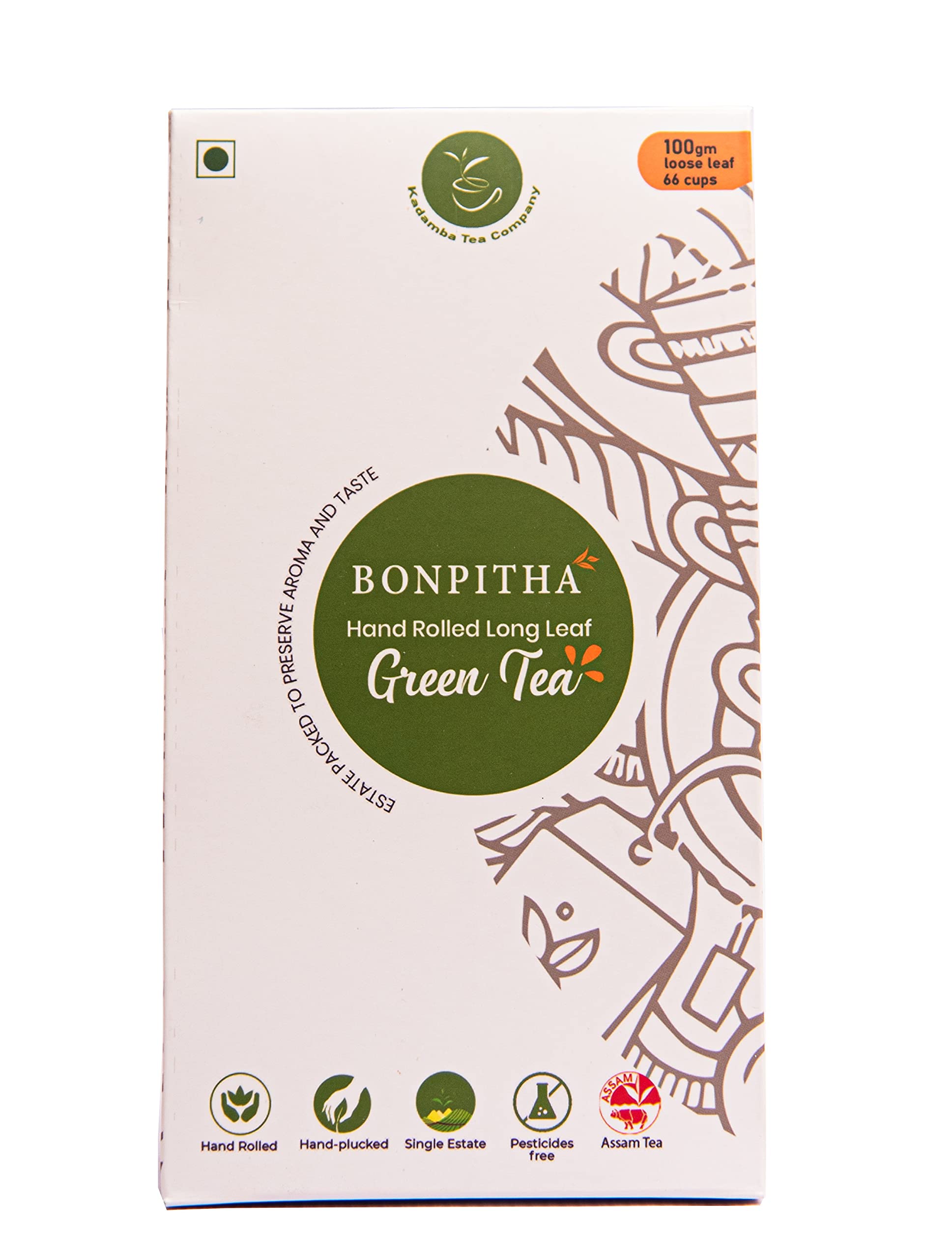 Bonpitha Green Tea Loose Leaves Natural Flavour 100g (B095H6L2TF) Amazon Price History, Amazon Price Tracker