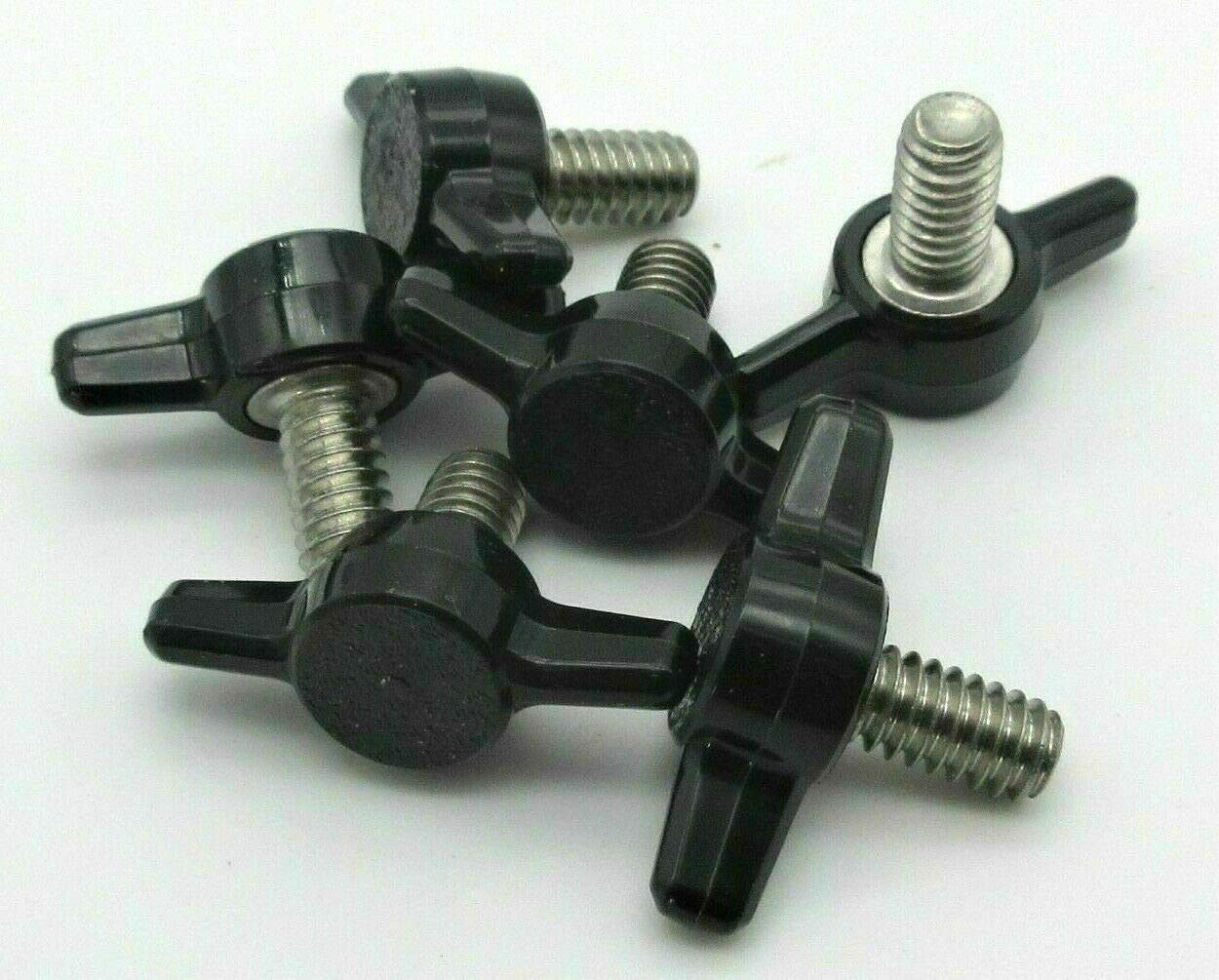 6mm Thumb Screws Tee Wings Clamping Knobs 818 SS : 6x25mm Tee Knob - 8 pcs Thumb Screws B2B