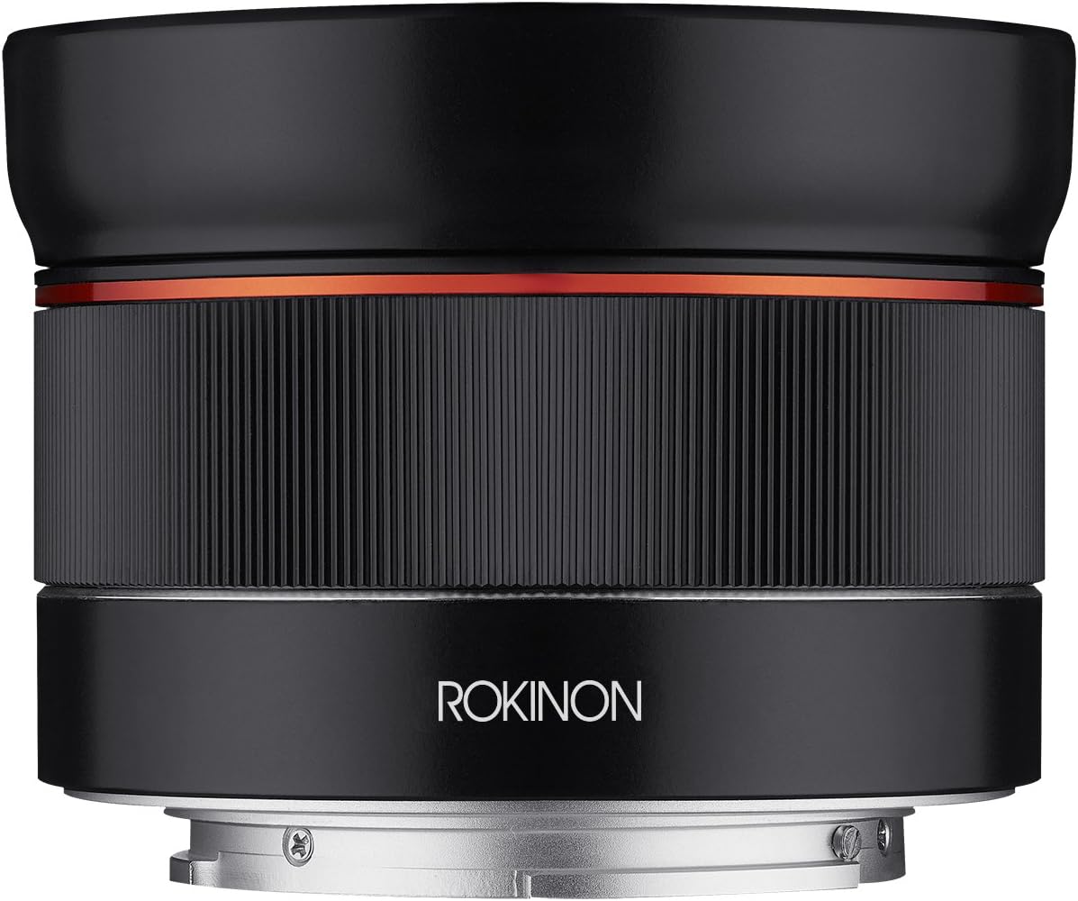 Rokinon AF 24mm f/2.8 Wide Angle Auto Focus Lens for Sony E-Mount, Black (IO24AF-E)