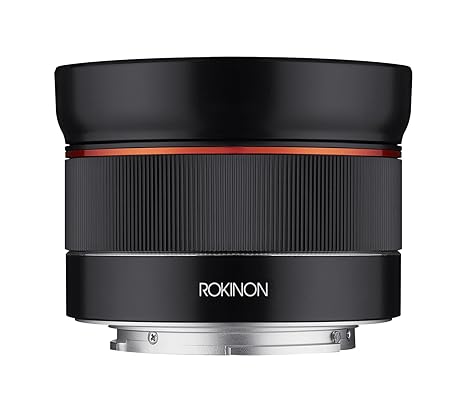 Rokinon AF 24mm f/2.8 Wide Angle Auto Focus Lens for Sony E-Mount, Black