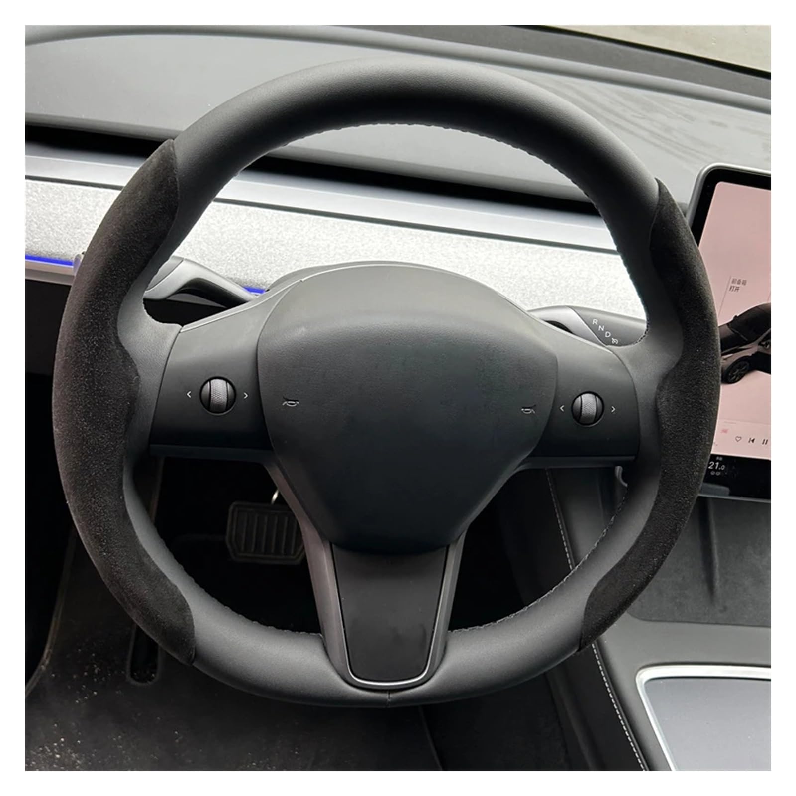 Amazon | ハンドルカバー テスラ用 モデル用 Y 3用 ハイランド