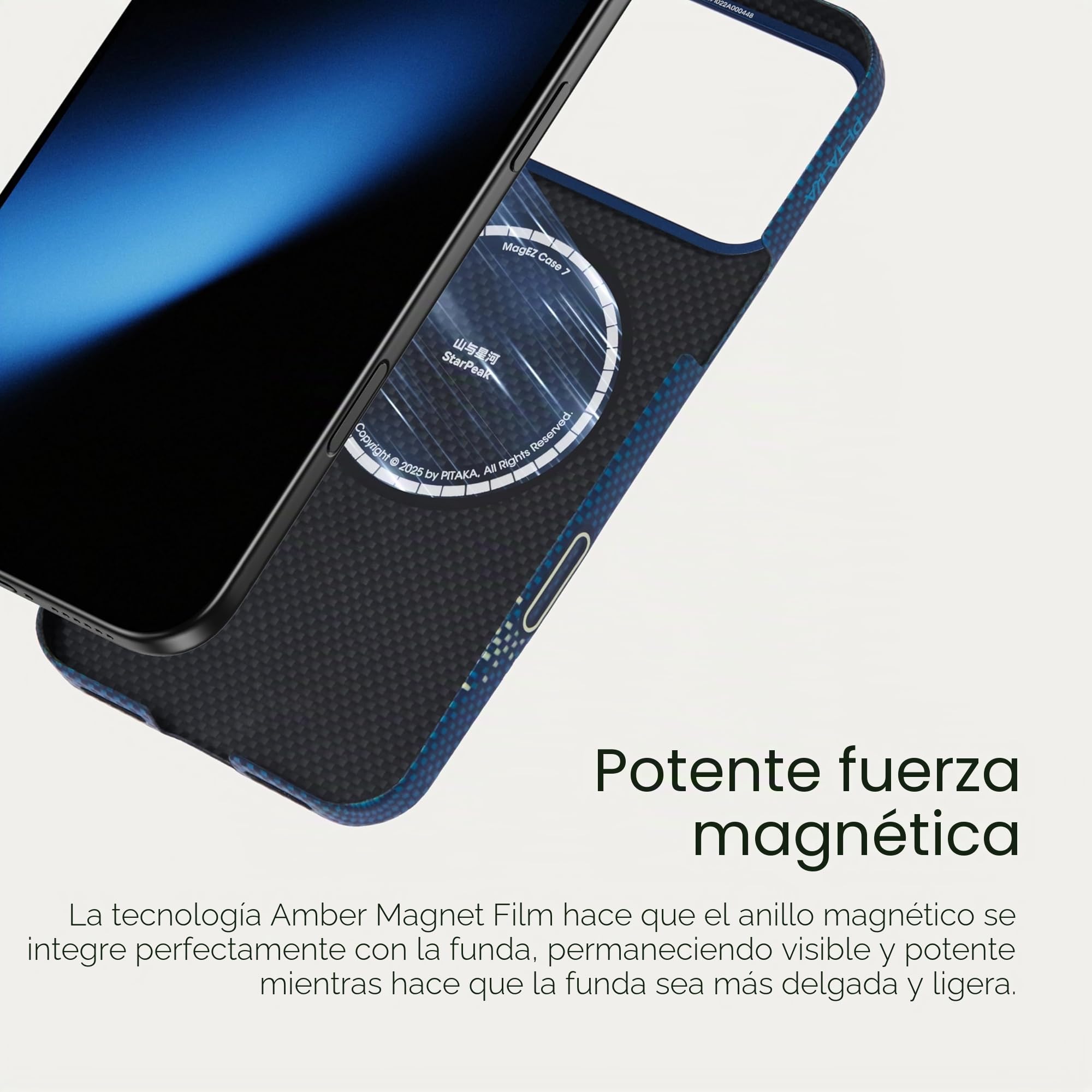 pitaka Funda magnética para iPhone 17 Pro Fabricada en Fibra de