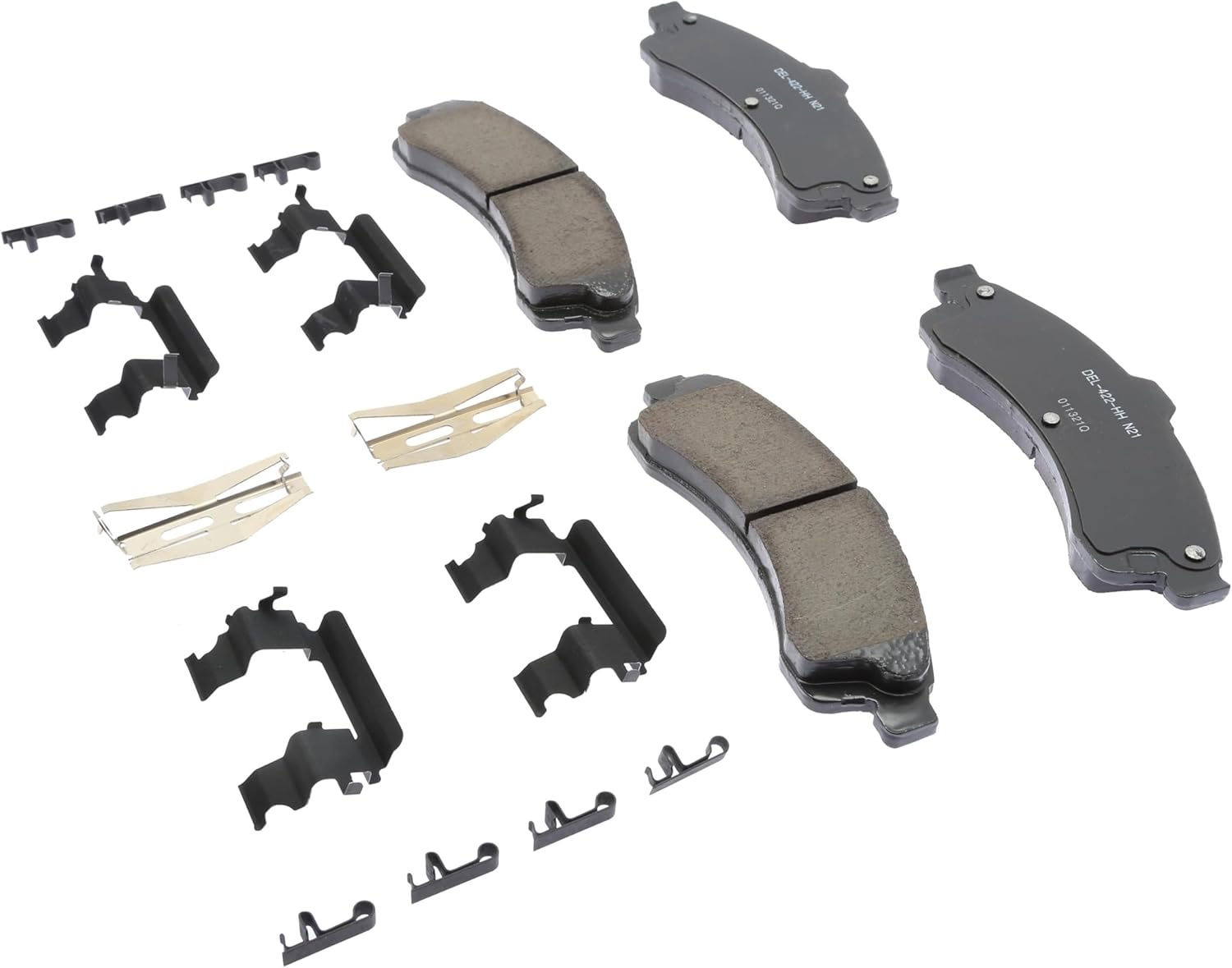 ACDelco Gold 17D882CHF2 (19428028) Ceramic Front Disc Brake Pad Kit with Springs and Clips