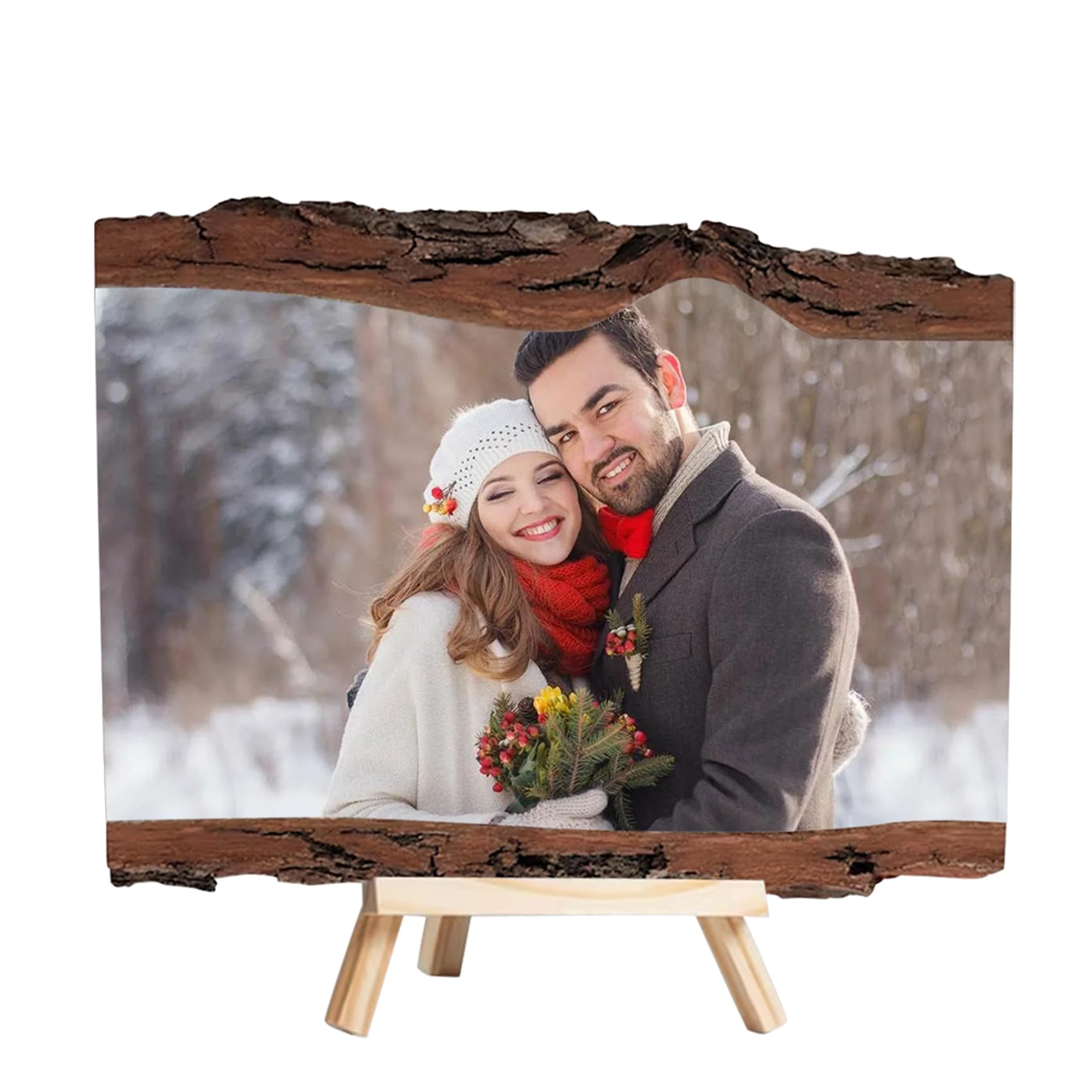 Amazon.com - Wasetell Personalized Photo Wood Slice Custom