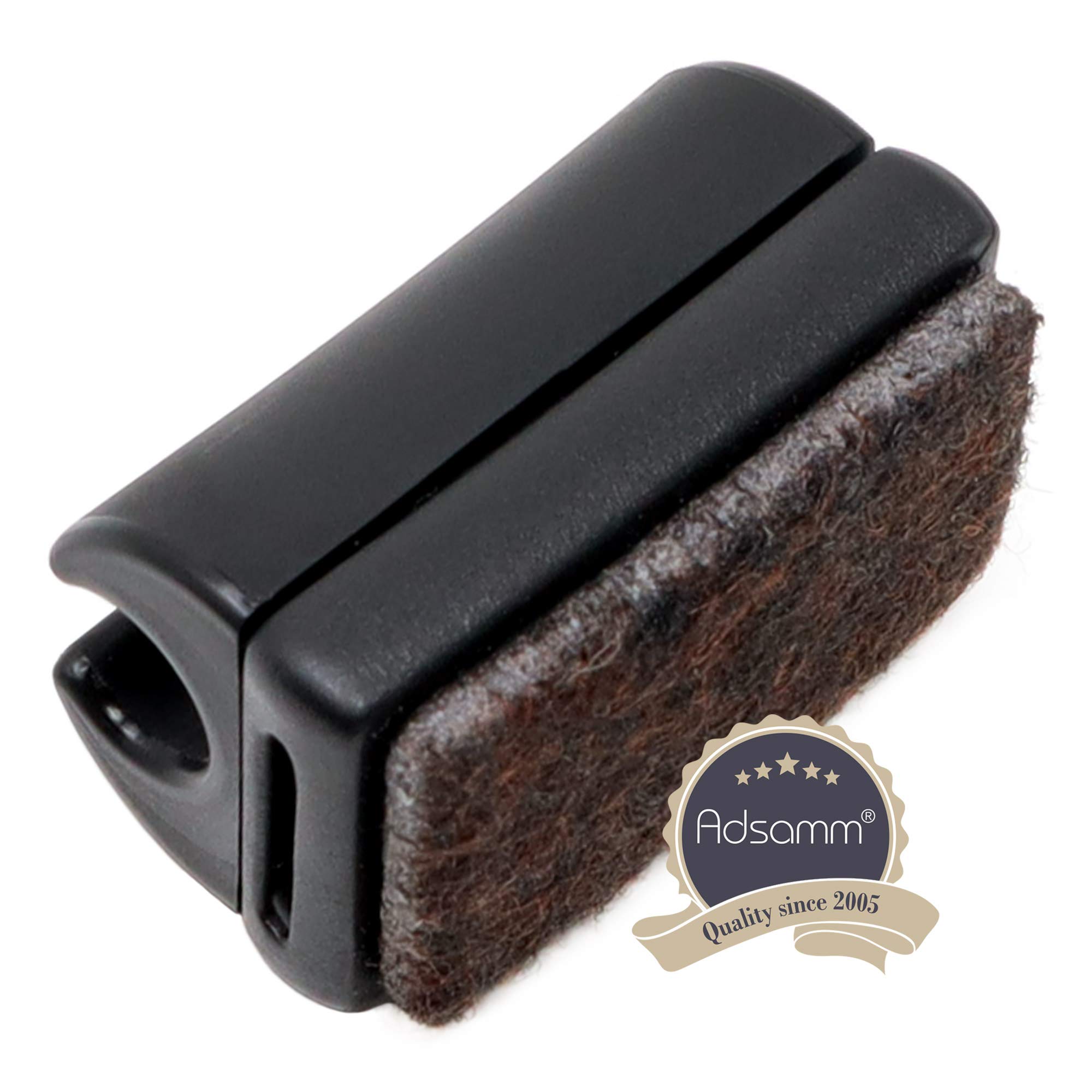 Adsamm SF-F-C-BL-8-32 SF-F-C-BL-8 32 x clamp shell gliders with felt 6-7 mm Black — view 3