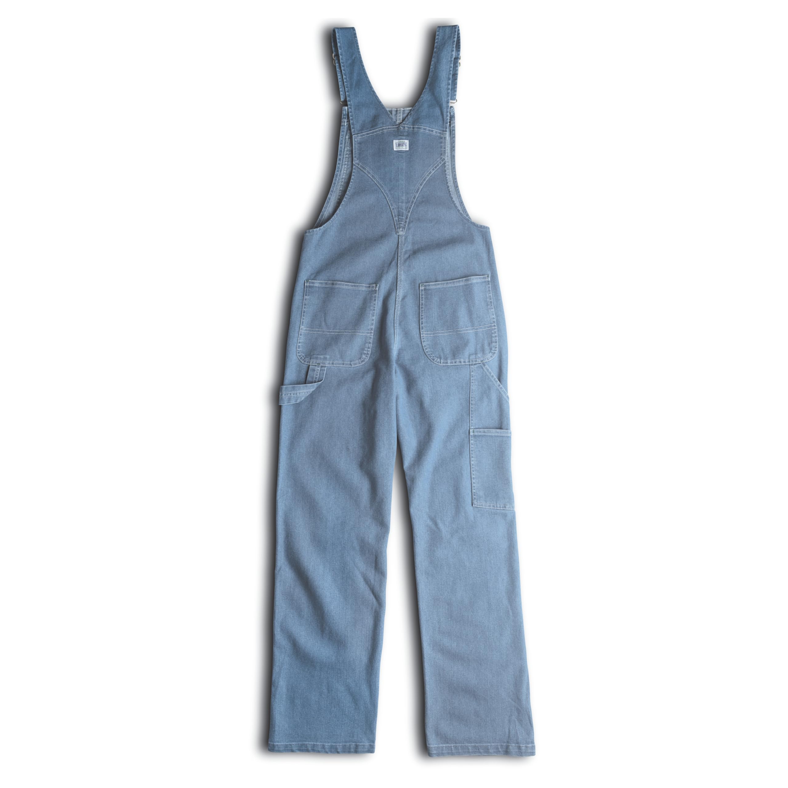 Liberty Damskie kombinezony na szelkach z denimu, Lekki kamień sprany, XXL