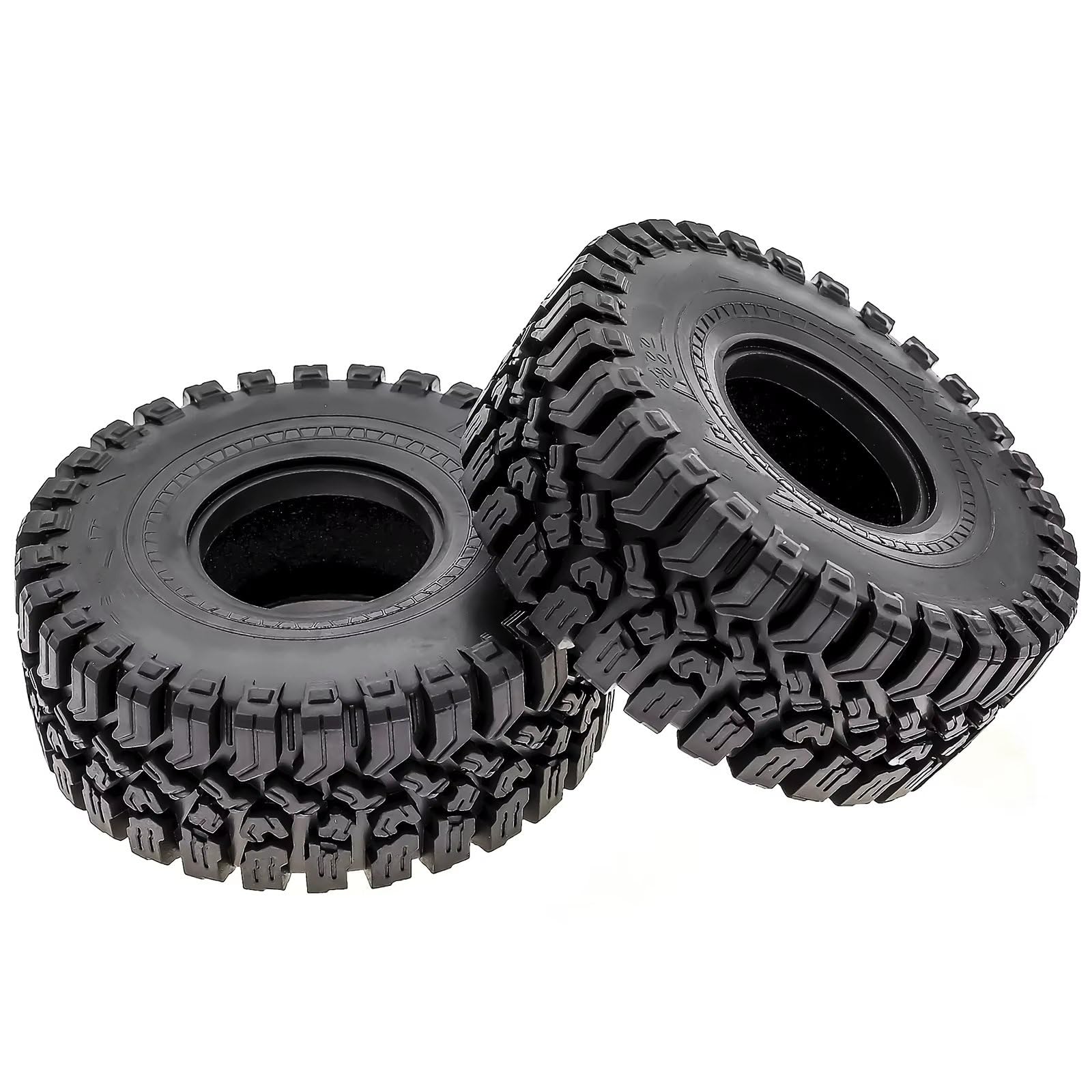 Accessori RC Per Traxxas Per TRX4 Per Axial Per SCX10 II D90 D11 1/10 1.9 Pneumatici Cingolati RC Pneumatici In Gomma Morbida Mud Slingers Pneumatici RC Cingolati Da Roccia