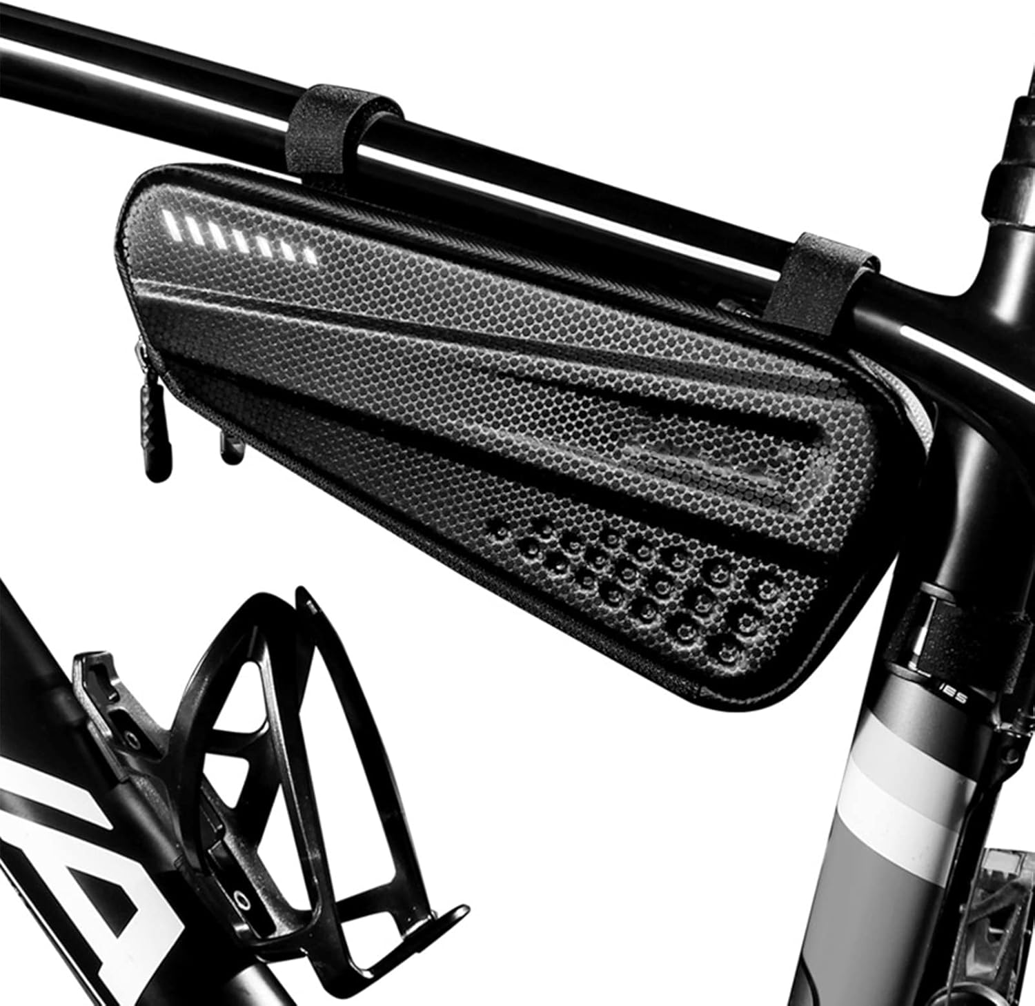 1L Bike Bag Waterproof EVA Hard Shell Front Top Frame Tube Bag Compressive Pressure Saddle Bag Ultralight Cycling Pannier Bag