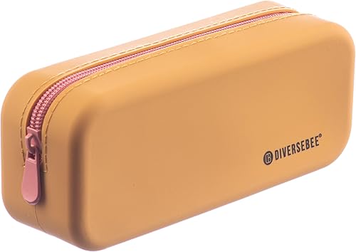 Miniatura 12 de DIVERSEBEE Estuche de Lápices de Silicona Suave, Estuche Estético para Lápices con Cremallera, Bonita Bolsa para Bolígrafos para la Escuela,