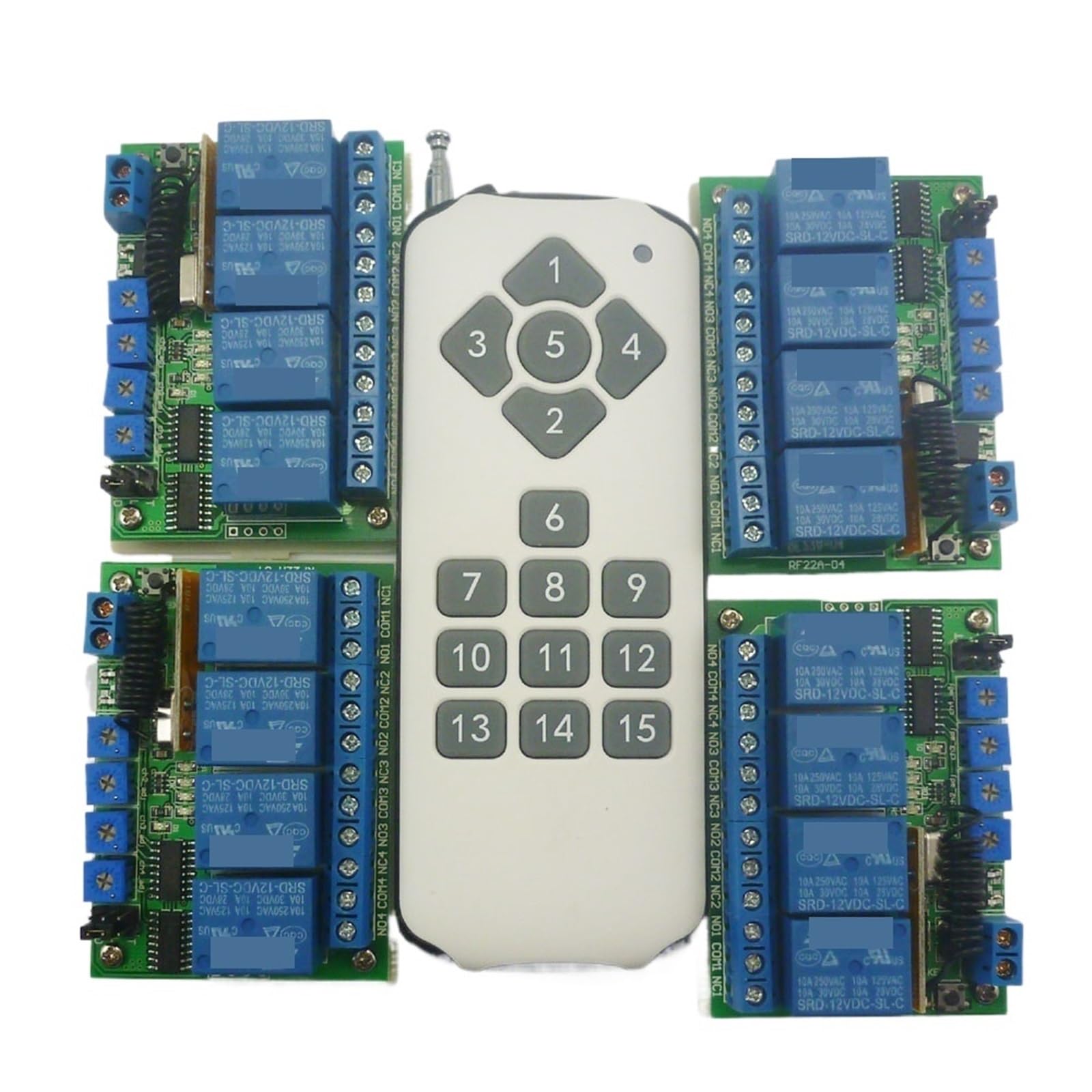 Module temporisé RF22A04 433M pour couper automatiquement un moteur ou une ampoule LED