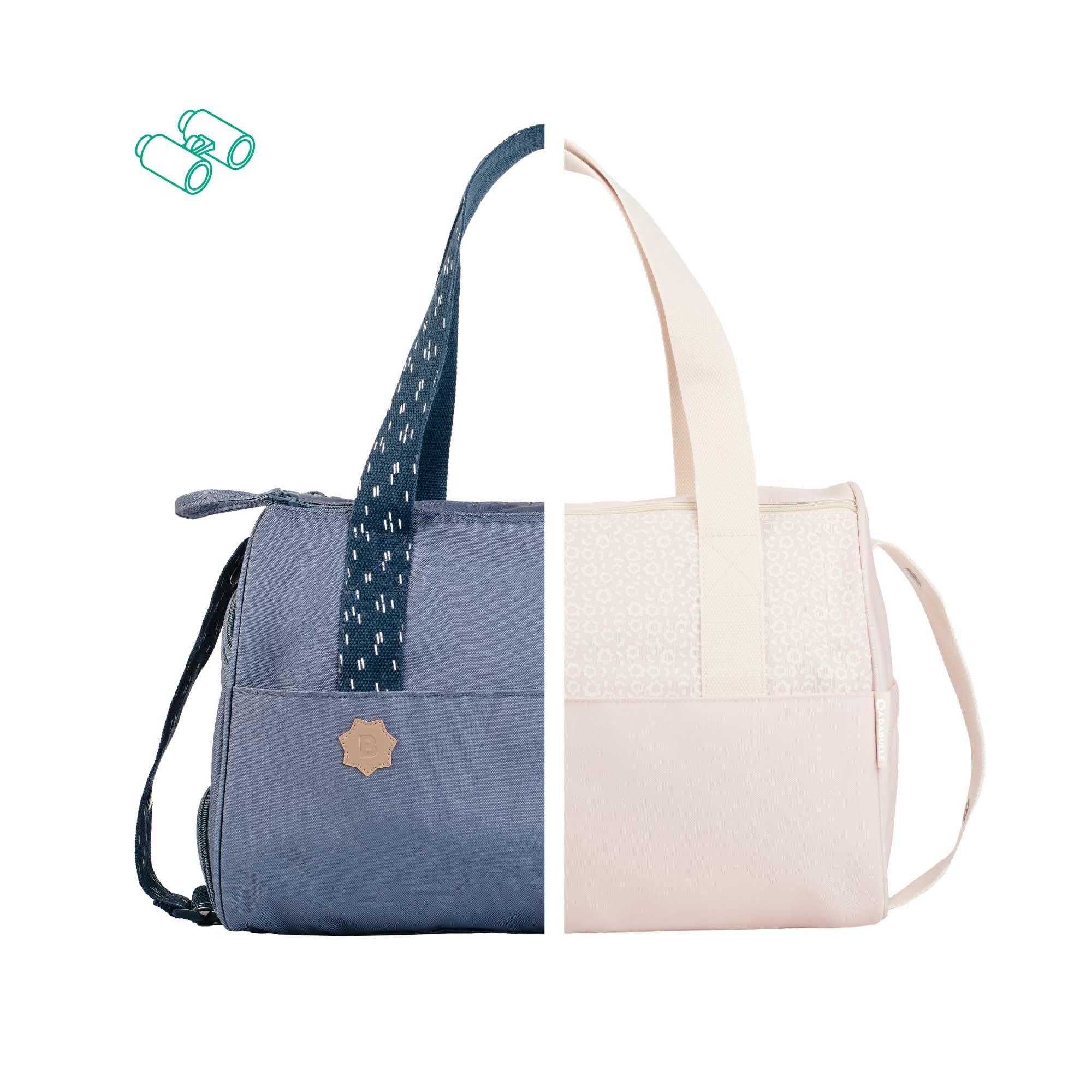Badabulle Sac à langer Pocketstyle 23L Grand Contenance Bleu
