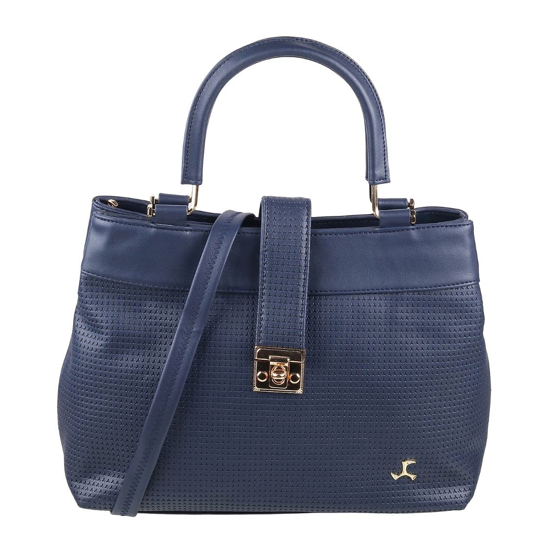 Mochi Womens Synthetic Blue Navy Satchel Bags (One Size) (B0B41WDZLH) Amazon Price History, Amazon Price Tracker