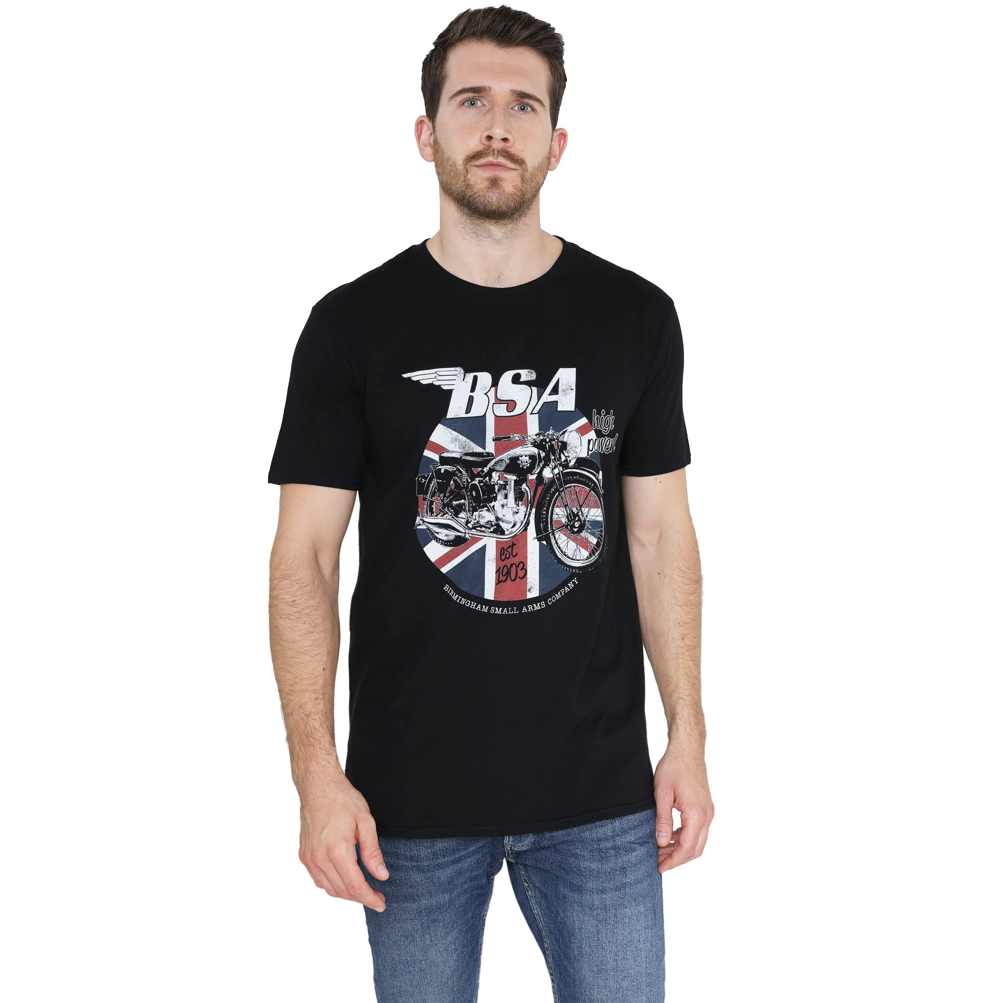 Cotton SoulBSA 1903 Unisex T Shirt, Black