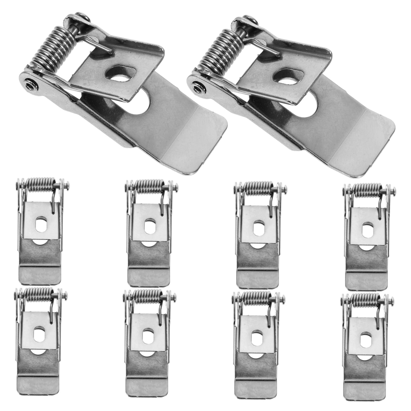 Holibanna 10Pcs Retaining Spring Clips for Panel Lights Durable Light Clips Easy to Install Fixed Spring Clip for Lamp Long Lasting Light Fixture Accessory