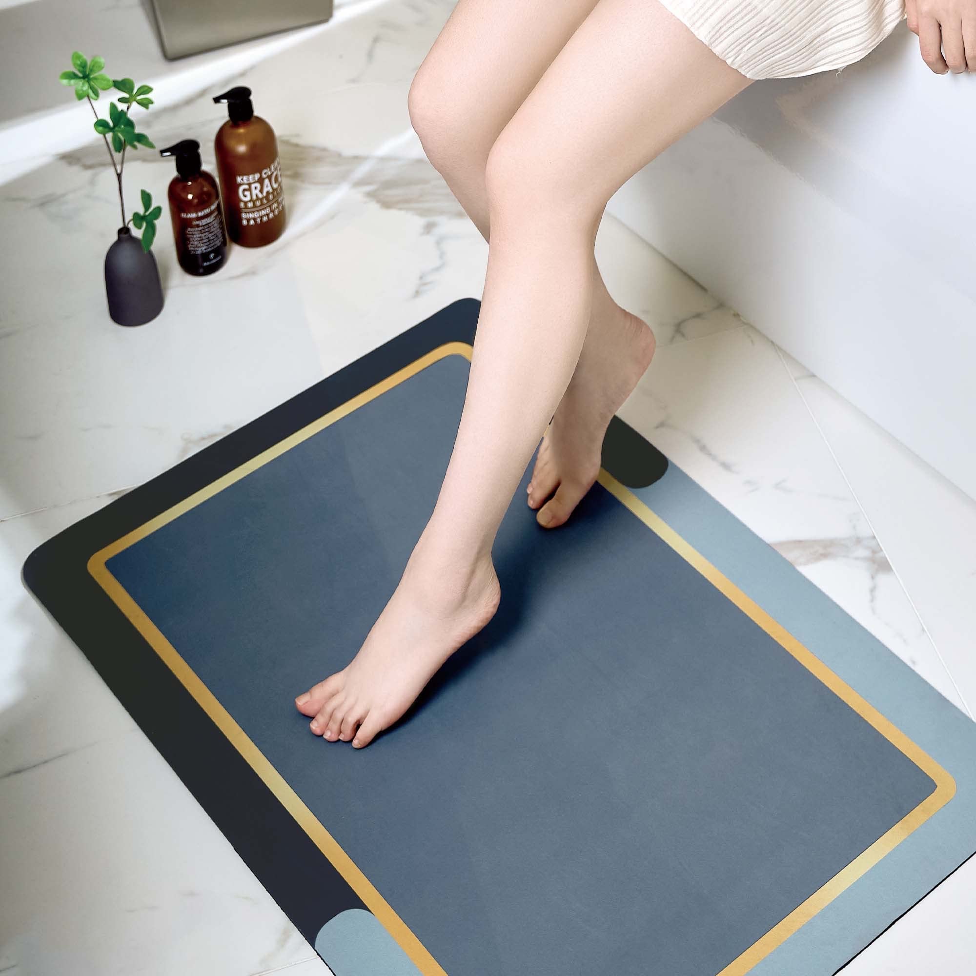 Pawertech Bath Rug, Bathroom Mat