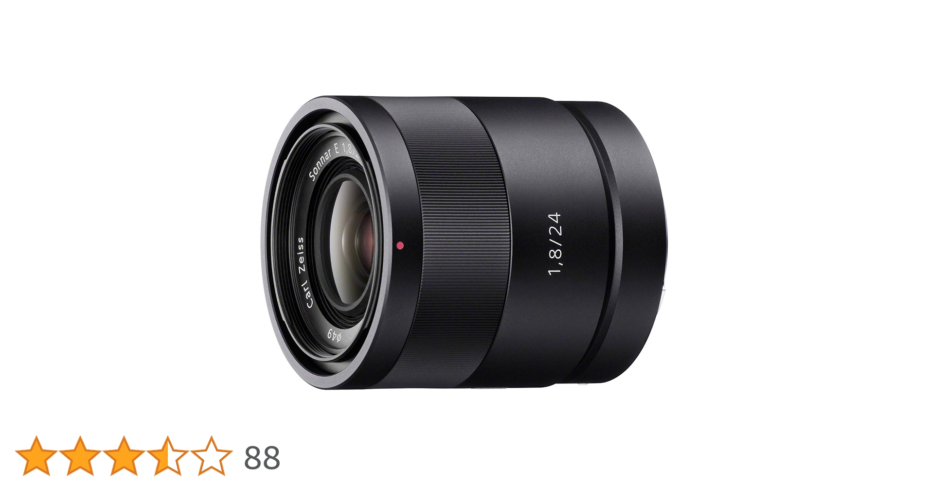 Sony Carl Zeiss Sonnar T* E 24mm F1.8 ZA E-Mount Prime Lens