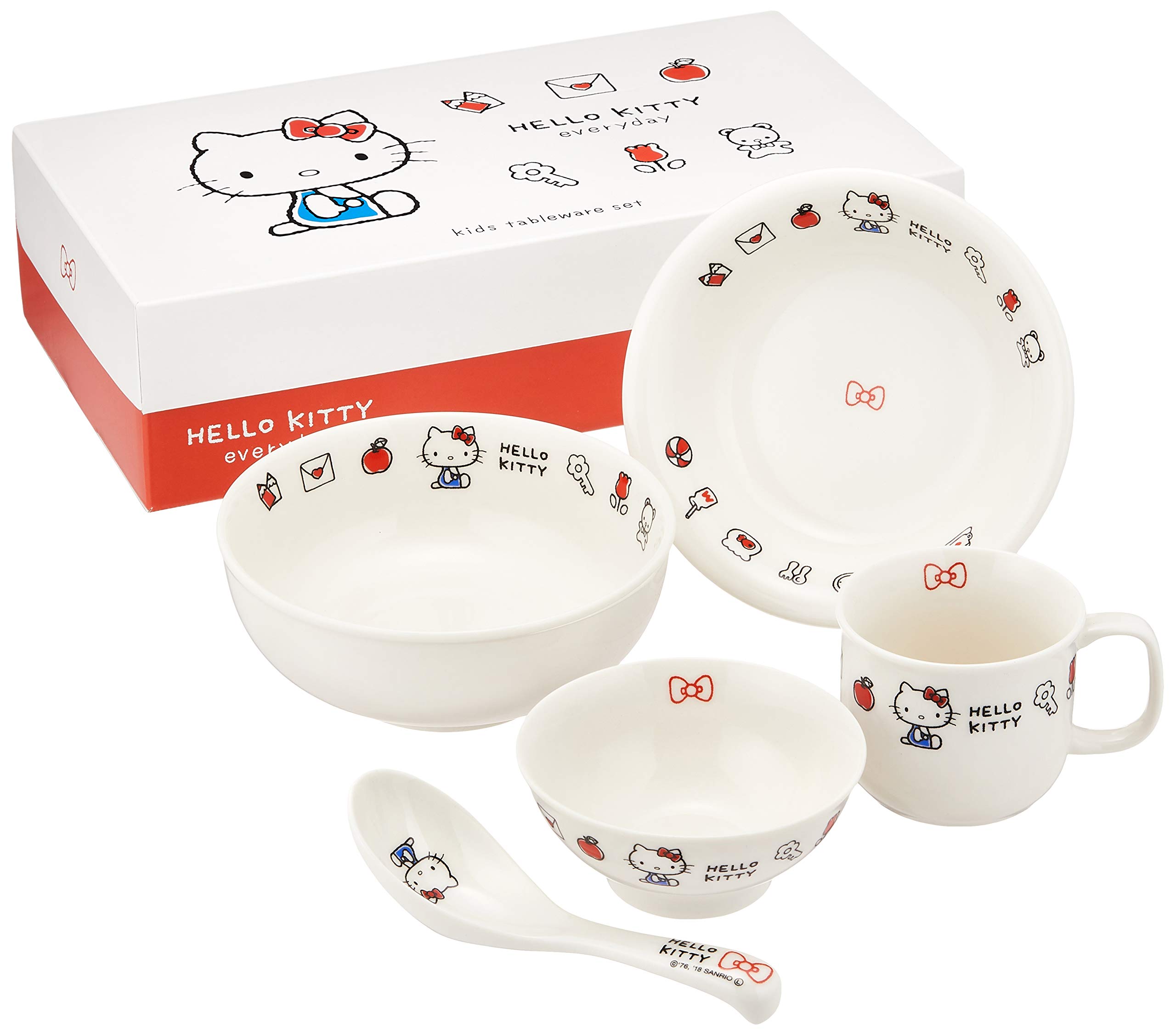 新品 未使用 サンリオ ハローキティ 食器セット サンリオ ハローキティ 食器 ギフトセット ピンクハート キッズ 日本製