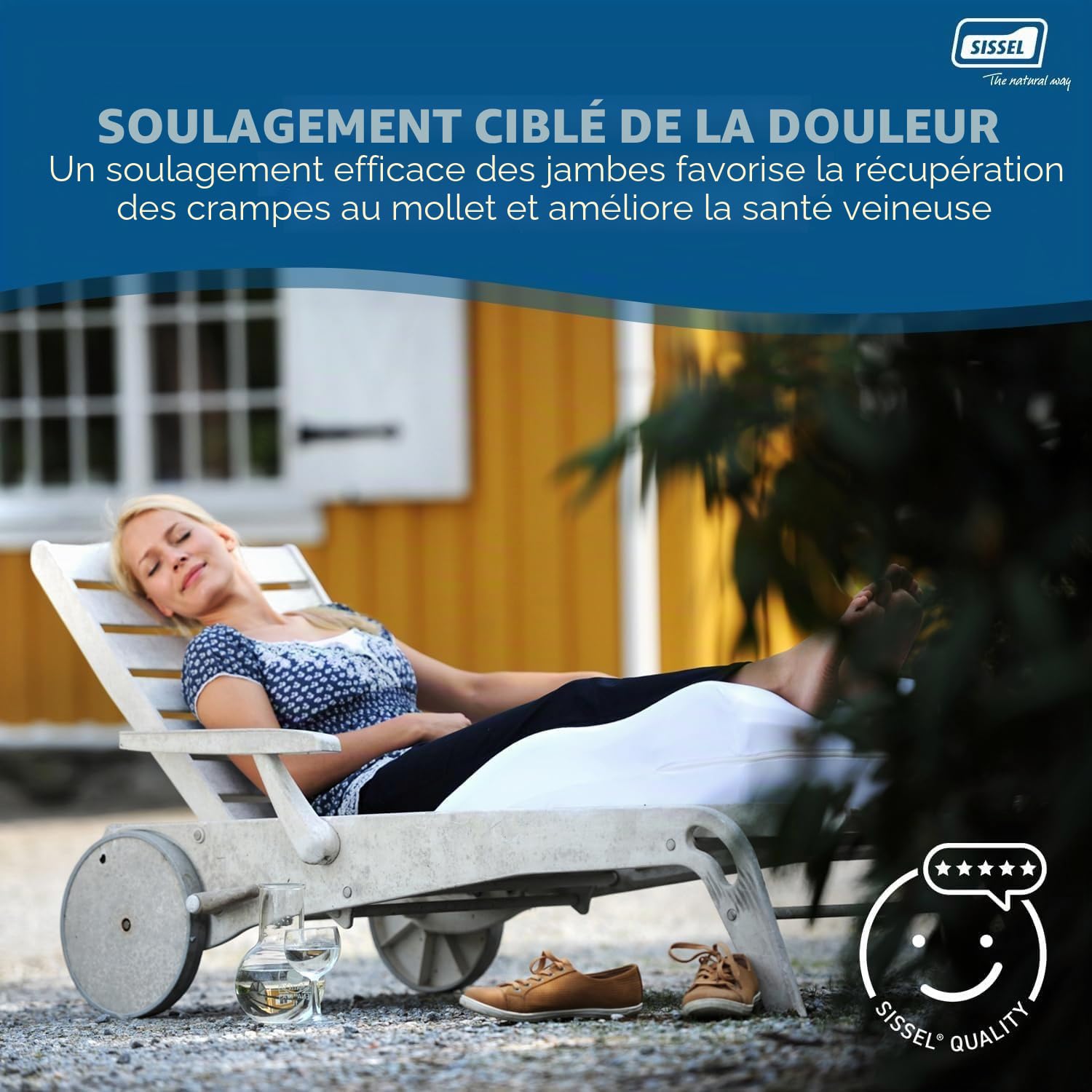 Sissel Coussin Relève Jambe Petite Taille Venesoft mixte adulte