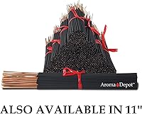 Vista 6 de Peach Fantasy - Varillas de incienso de carbón más exótico de 7 pulgadas. Aproximadamente 85 a 100 varillas por paquete, longitud de 7 pulgadas