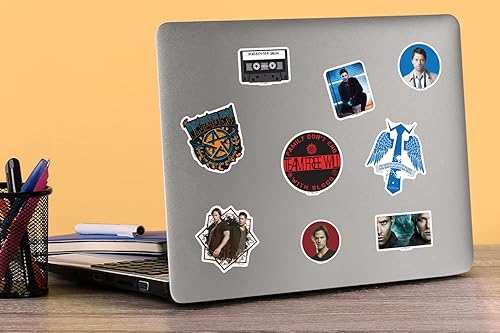 Miniatura 9 de Supernatural - Paquete de 100 calcomanías de vinilo grandes de lujo, para laptop, botella de agua, álbumes de recortes, tableta, monopatín,