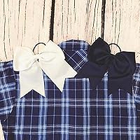 Vista 6 de CEELGON Lazos grandes de animación, cinta de grogrén, soporte para cola de caballo para niñas, lazos elásticos para el cabello de 8 pulgadas, 12