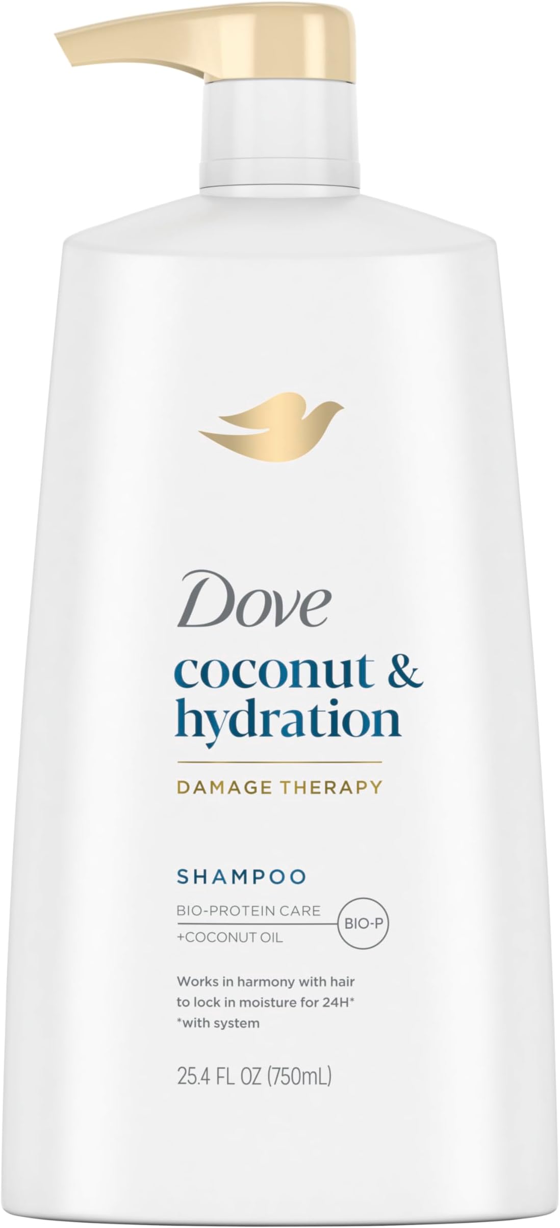 Dove Ultra Care Shampoo Coconut and Hydration for Dry Hair Shampoo with Oil Blend of Coconut, Jojoba & Sweet Almond 25.4 oz