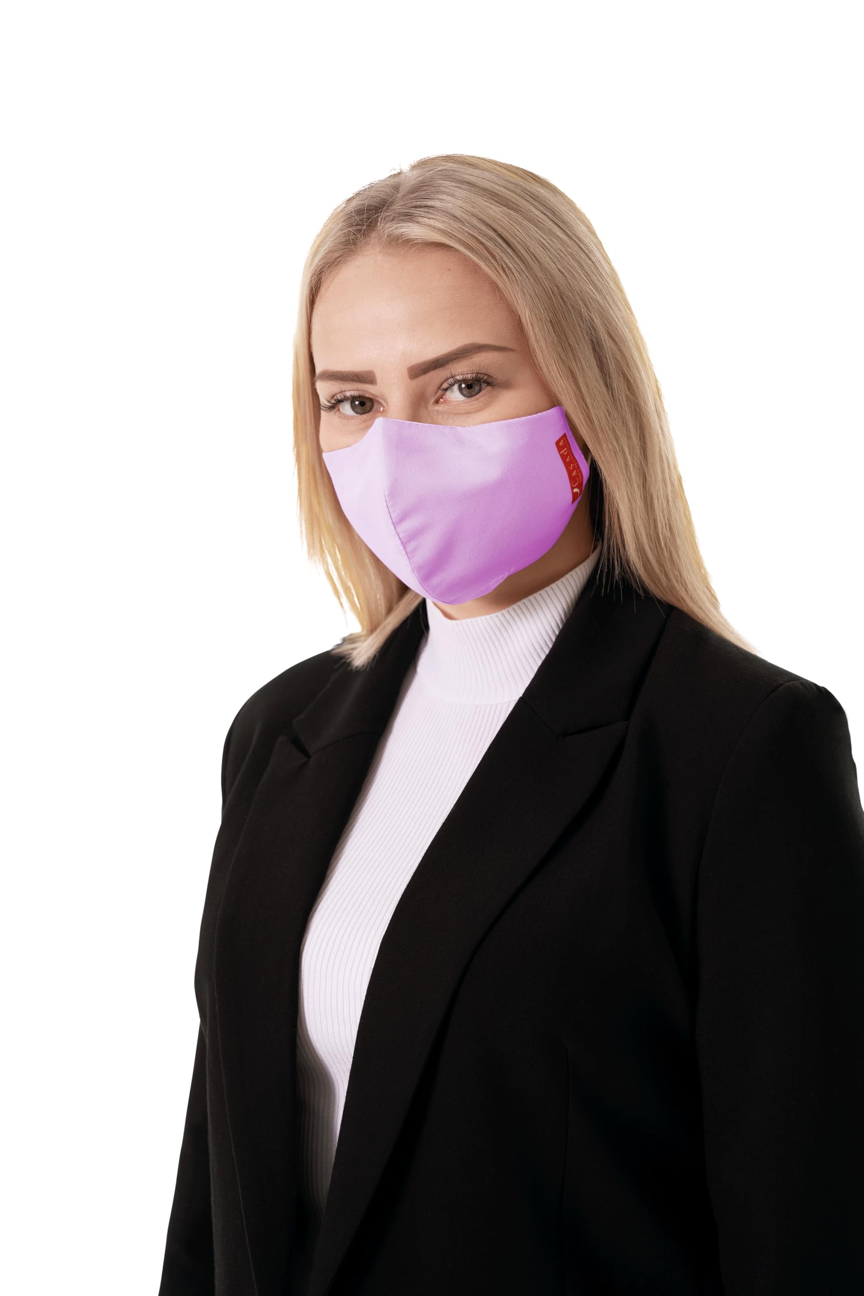 Casada FFP2 zertifizierte Nano-Maske-PRO rosa ab 5er Set Gesichtsschutz Hygiene Schutzmaske Mehrwegmaske Mundschutz Wiederverwendbar Waschbar