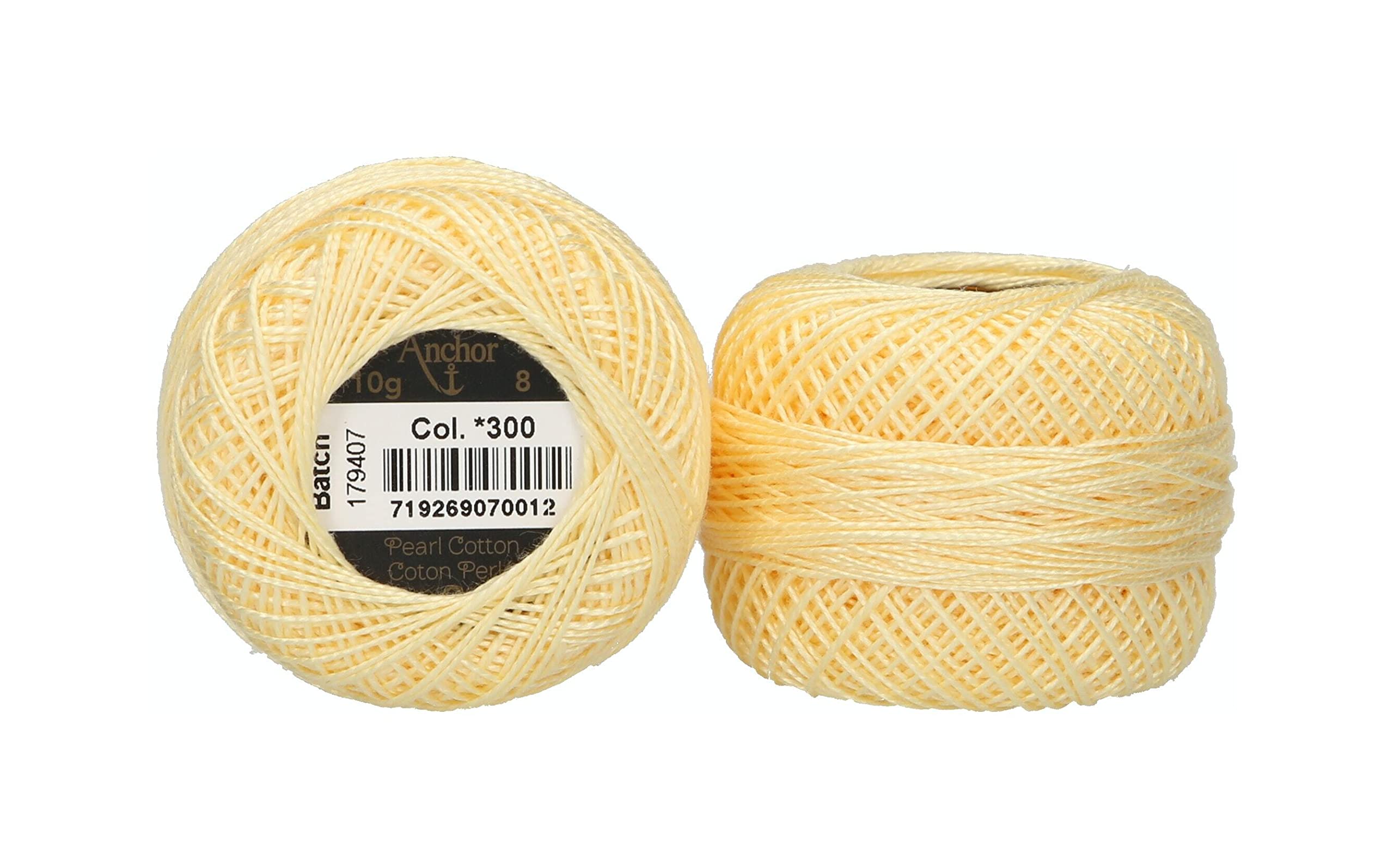 Anchor Pearl Yarn, Thickness: 8, Packaging: 10G, Running Length: 82M Vanille Embroidery Threads — image 1