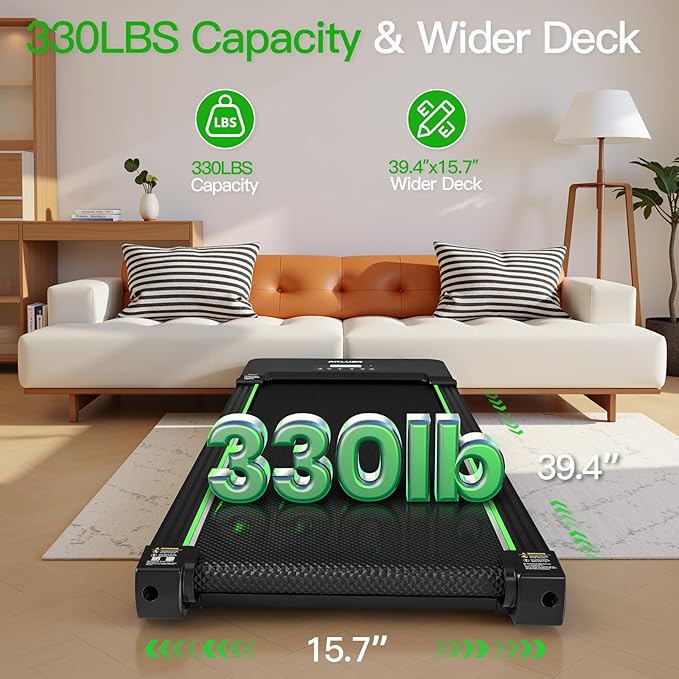 Caminadora Eléctrica Plegable con Inclinación 12% Verde miniatura 8