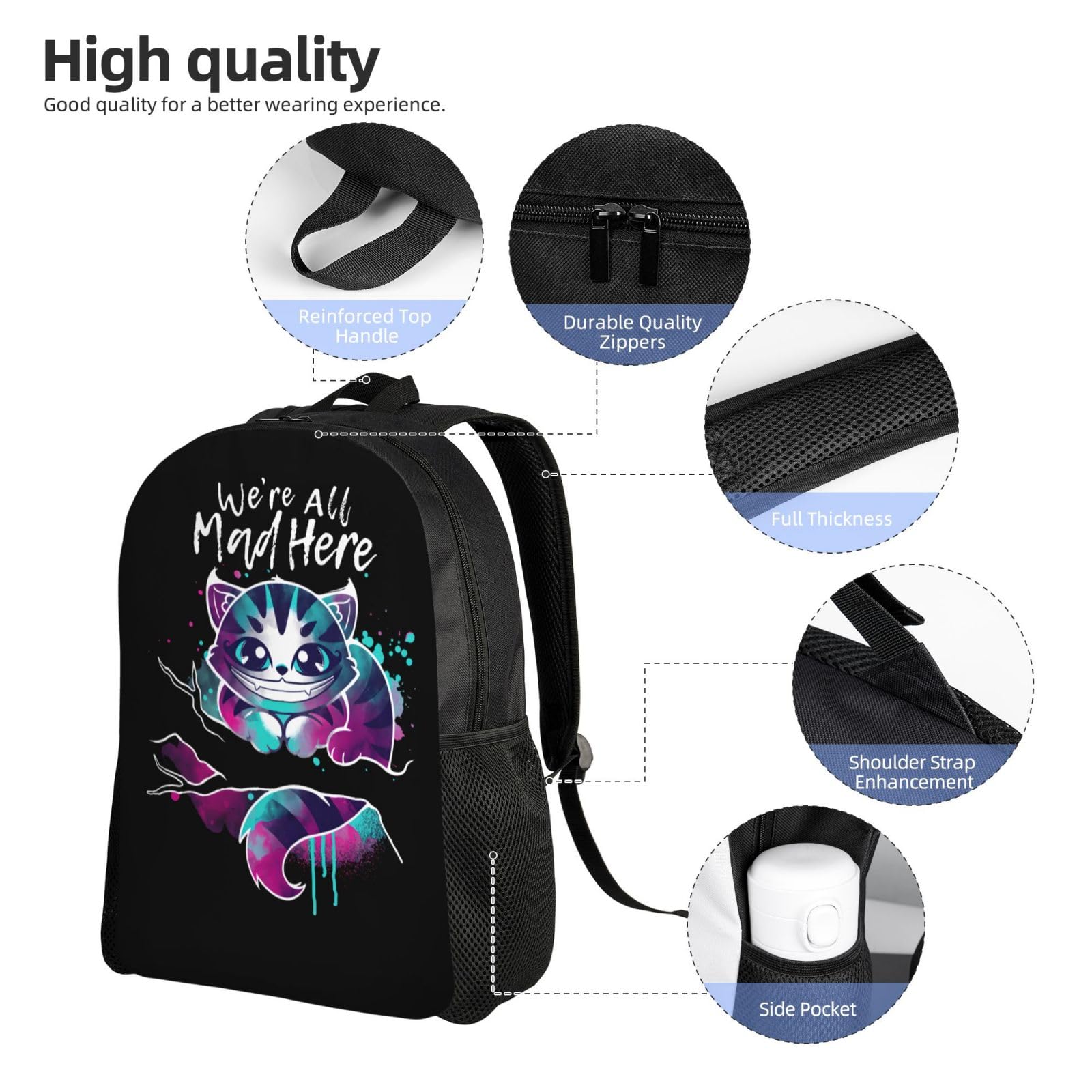 Disney 不思議の国のアリス　チェシャ猫 バックパック　日本未発売 Amazon.co.jp: Wondapop ディズニー 不思議の国のアリス