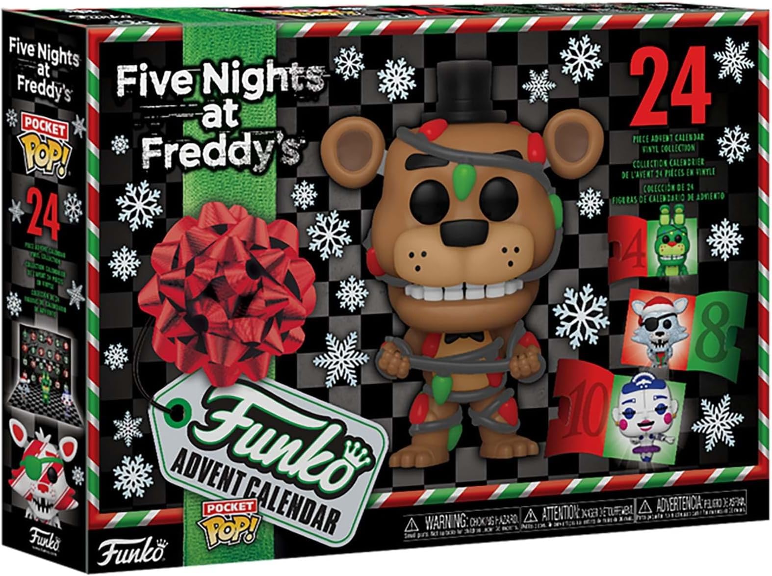 Advent Calendar: Five Nights At Freddy's (FNAF) 2023-24 Days Of Surprise - Collectable Vinyl Mini Figures - Mystery Box - Gift Idea