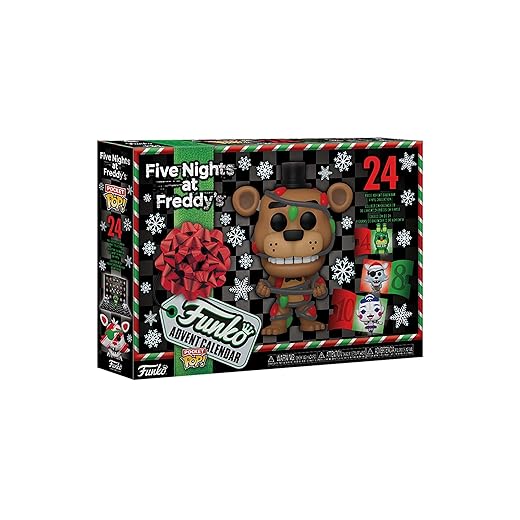 Funko Advent Calendar: Five Nights At Freddy's (FNAF)2023-24 Giorni di Sorprese - Mini Figura in Vinile da Colleziones - Mystery Box