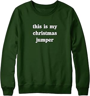Purple Print House This Is My Christmas Jumper For Kids Funny Xmas Sweater Boys Girls Xmas Jumper Day Festive Top