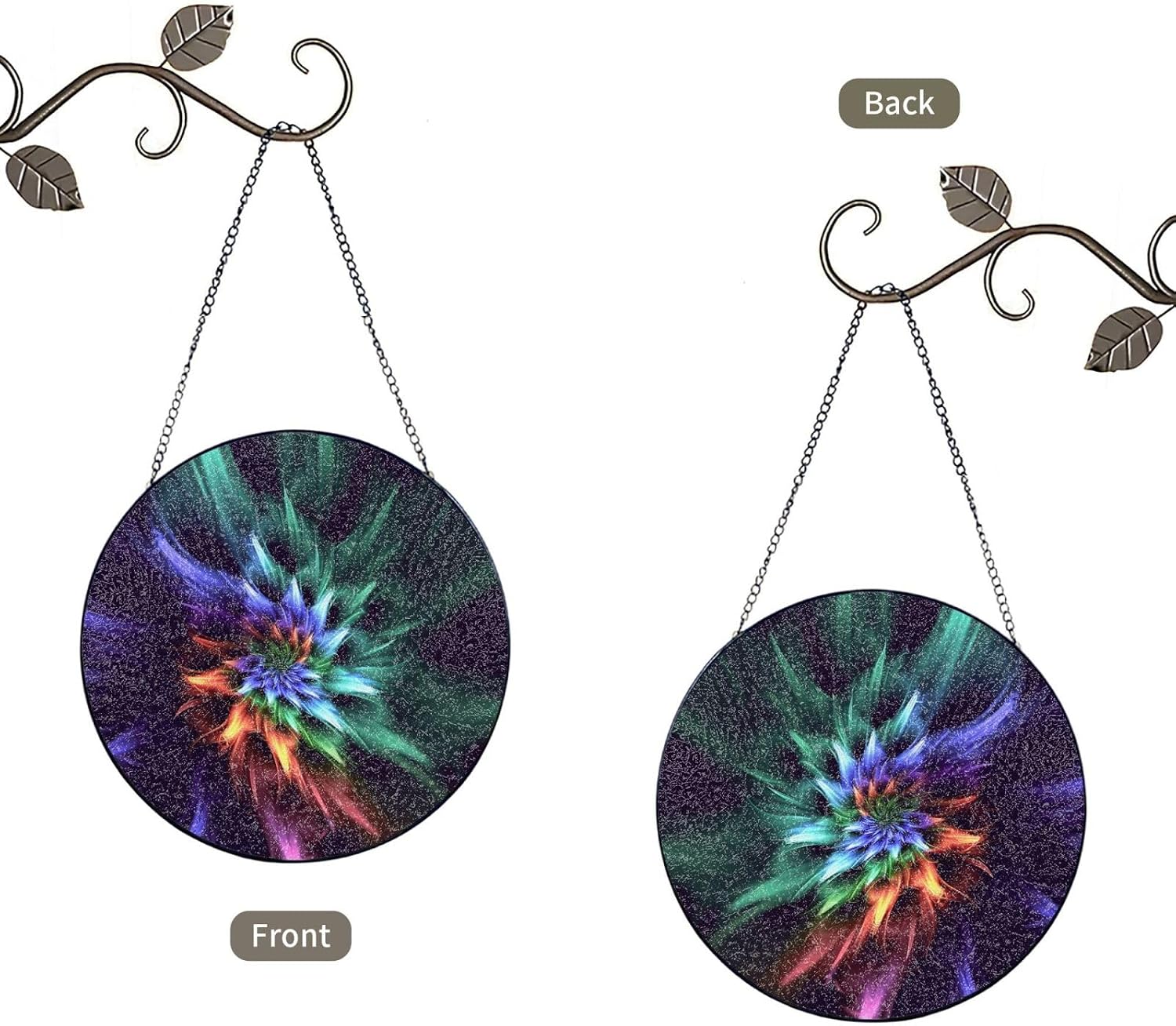 Stained Glass Window Hanging - Personalized Sun Catcher for Home Decor