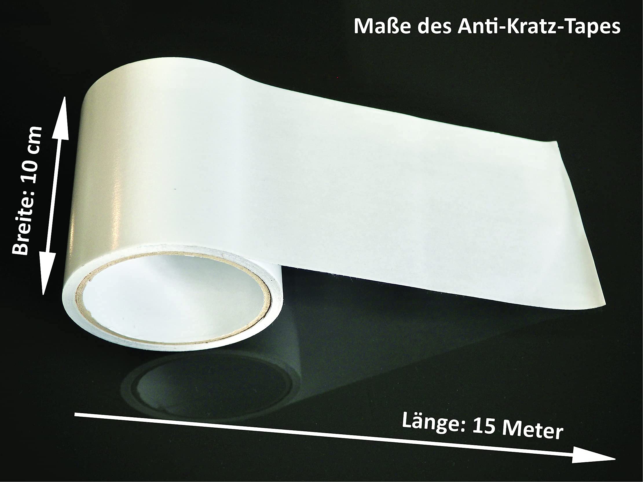 Taśma Chroniąca Przed Zadrapaniami Dla Kotów, 15 m (10 cm x 15 m), Ochrona Mebli, Kanapy i Treningowa