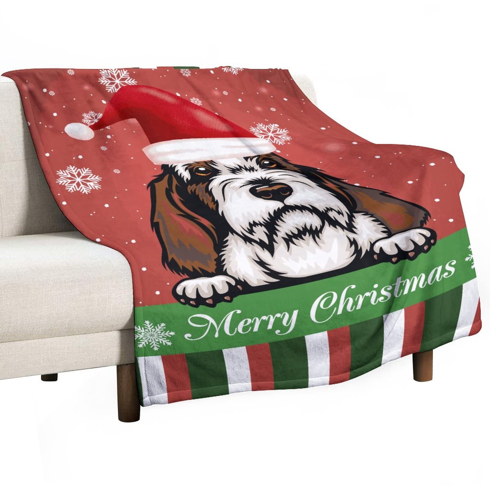 Couverture pour chien Noël cadeau idéal plaid réversible doux chaud pour petits et grands
