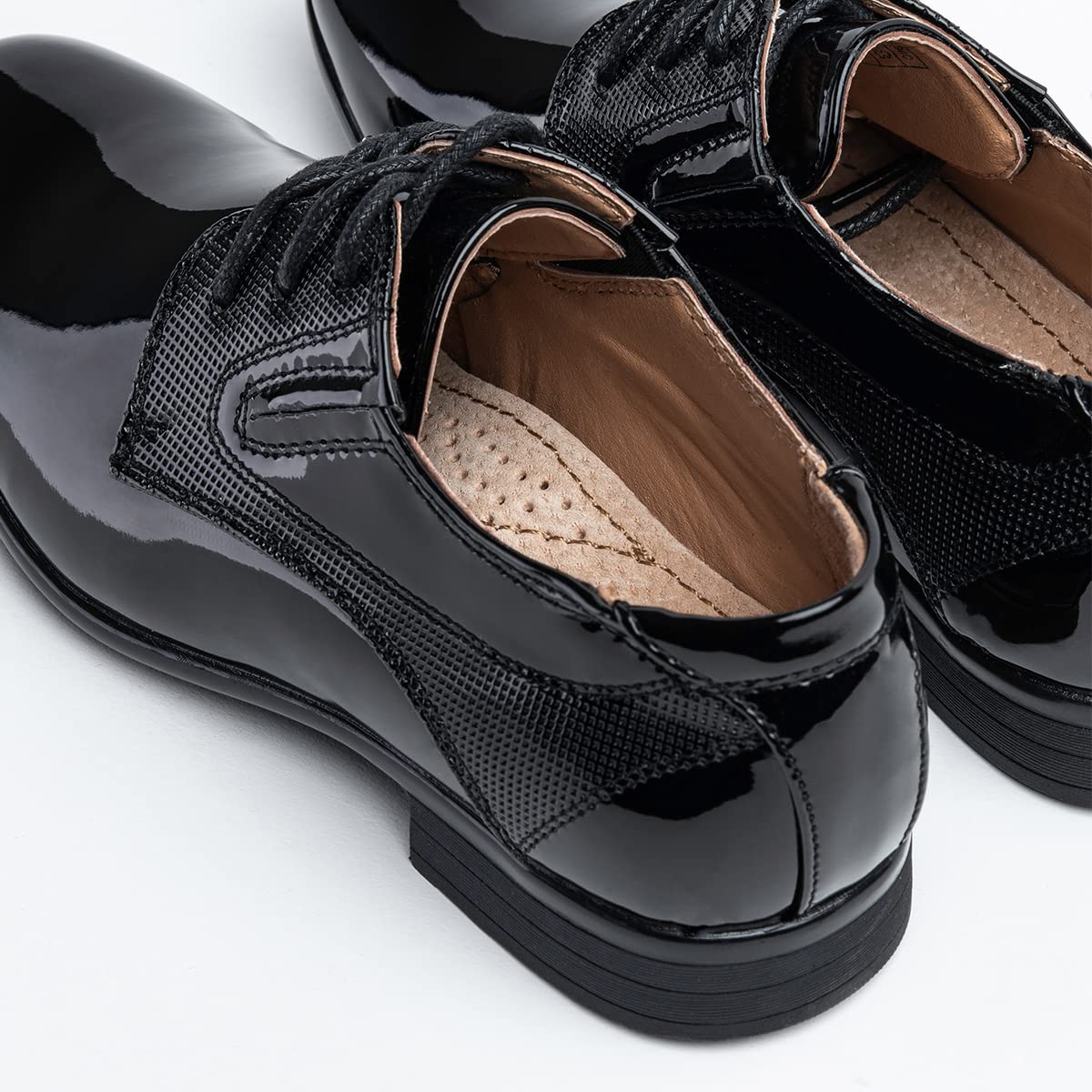 WK Kommunionsschuhe für Jungen Elegante Schuhe Formale Schuhe Festliche Schuhe Ledersohle bequem